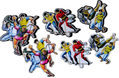 Super Commando Dhruva Magnetic and Paper Sticker Combo 3