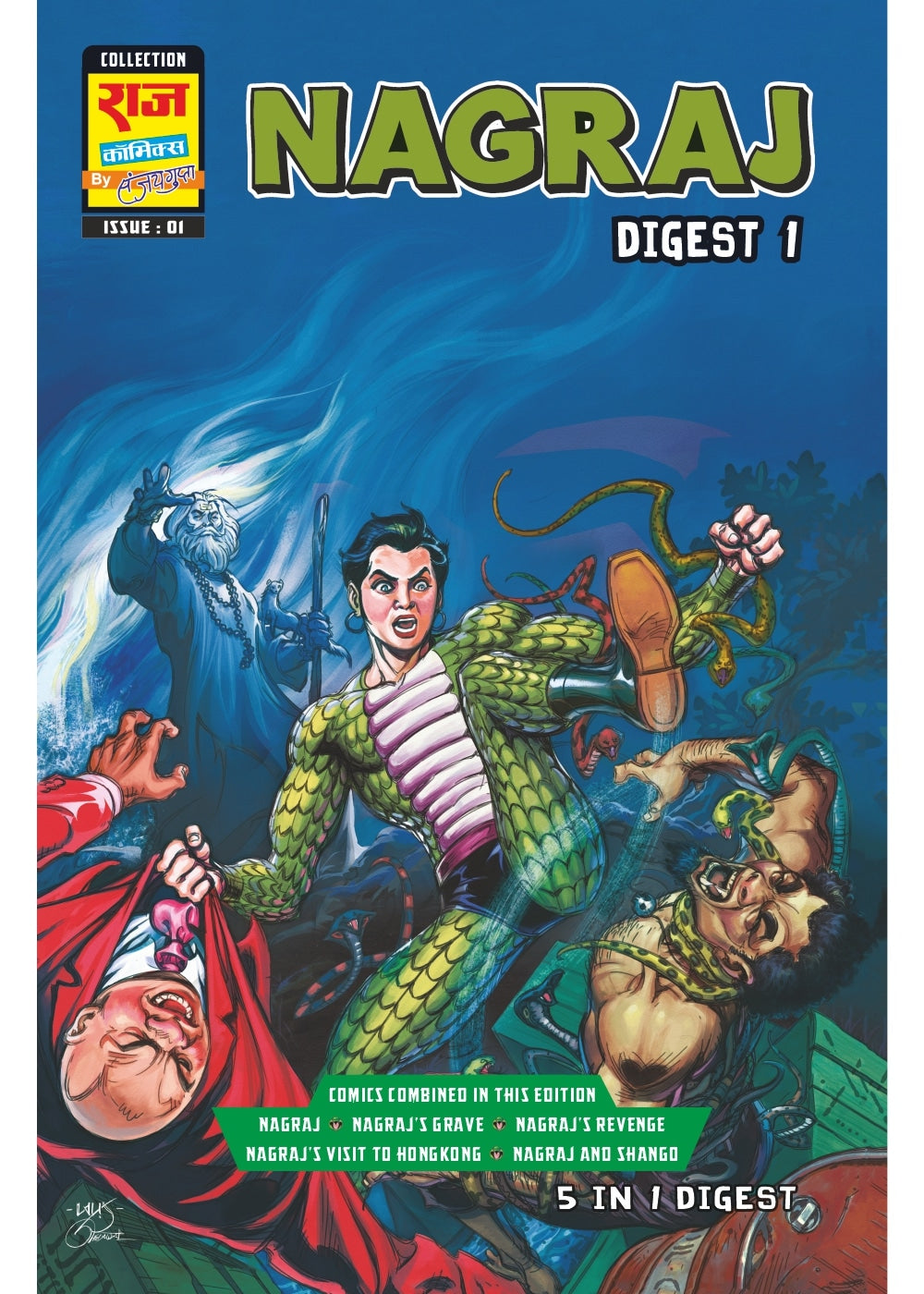 NAGRAJ ORIGIN DIGEST 1 (BIG SIZE) (ENGLISH)