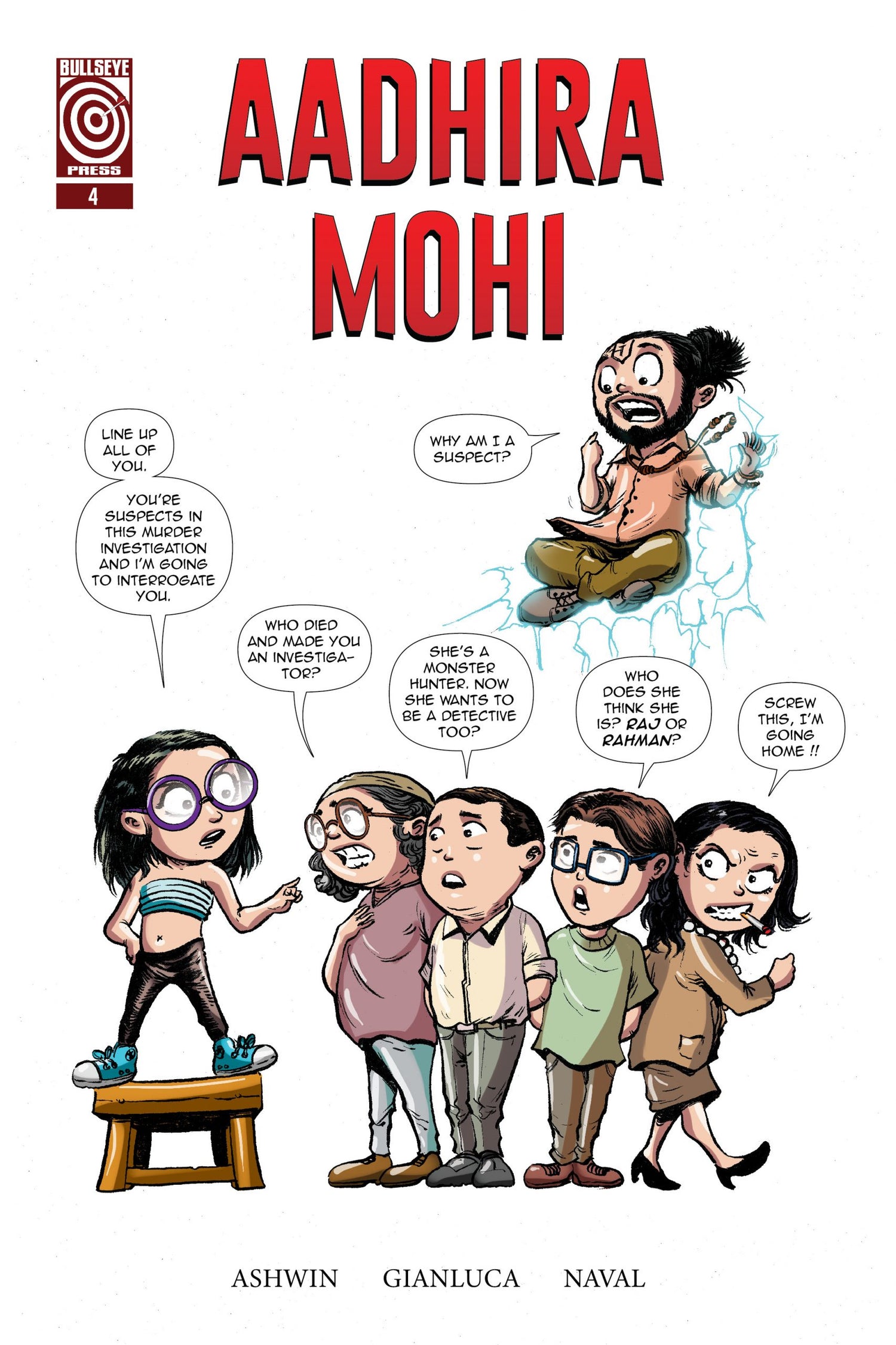 Aadhira Mohi issue 4 English variant cover by Deepjoy