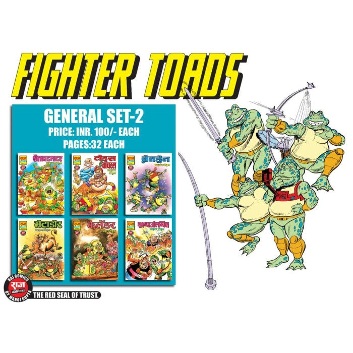 Fighter Toads Generals Set 2