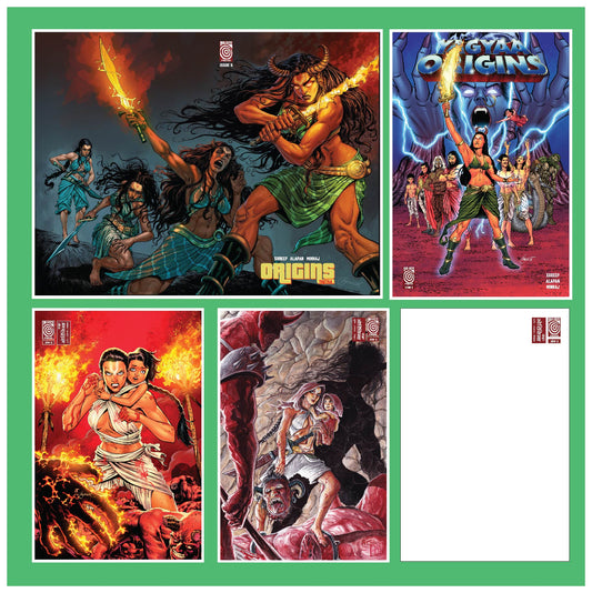 Yagyaa Origins – Issue 5. All variants combo