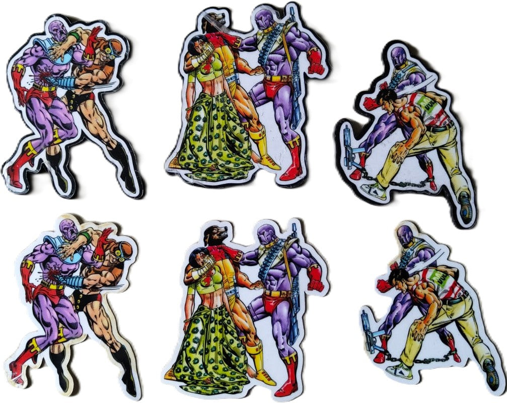 Doga Magnetic and Paper Sticker Combo 8