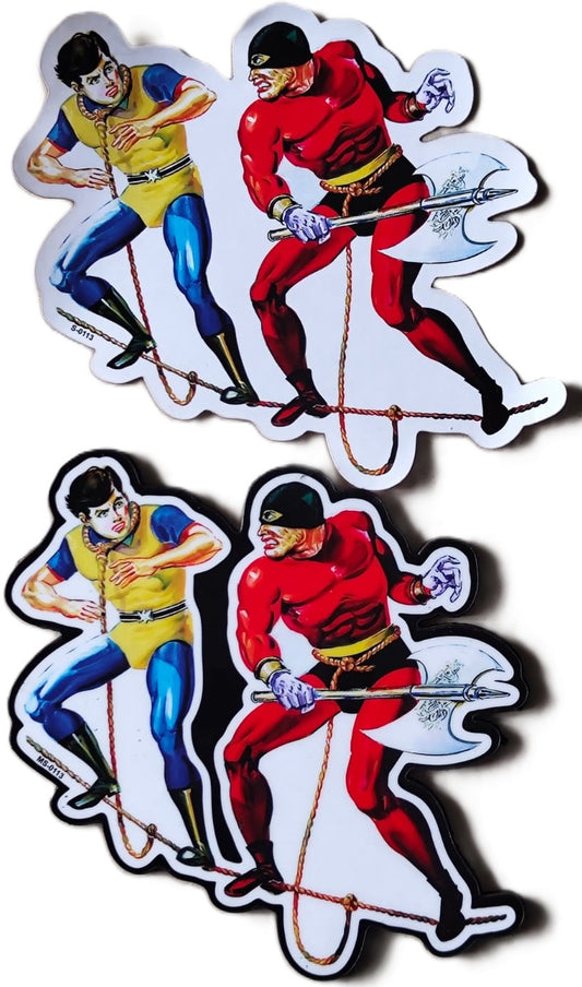 Super Commando Dhruva Magnetic and Paper Sticker Combo 33
