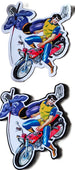 Super Commando Dhruva Magnetic and Paper Sticker Combo 34